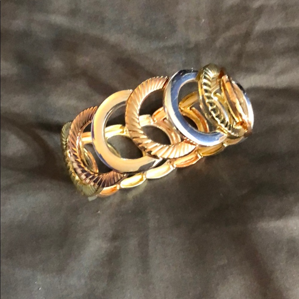 Gold color stretchy cuff